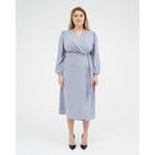 Платье женское MIST, plus-size,   р.50, серо-голубой - Фото 7