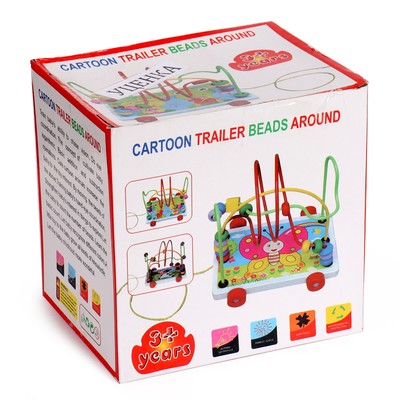 Серпантинка-лабиринт на колёсиках «Лягушата» Уценка