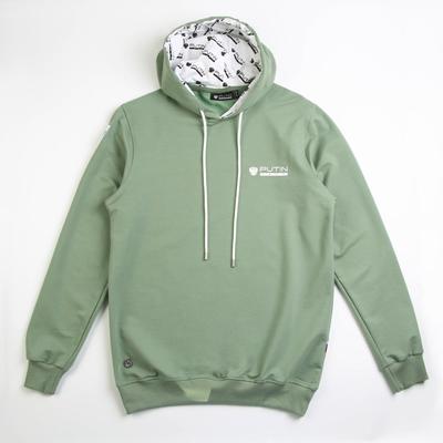 Толстовка Putin team, зелёная, размер 46-48