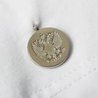 Футболка Putin team, герб, белая, размер 46-48 - фото 24523058