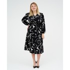Платье женское MIST, plus-size,   р.52, черный - фото 21430254