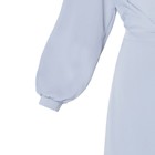 Платье женское MIST, plus-size,  р.54, серо-голубой - Фото 10