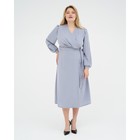 Платье женское MIST, plus-size,  р.56, серо-голубой - Фото 6