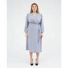 Платье женское MIST, plus-size,  р.56, серо-голубой - Фото 7