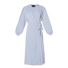 Платье женское MIST, plus-size,  р.56, серо-голубой - Фото 8