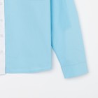 Рубашка женская MIST р.48-50, белый/голубой - фото 27334186