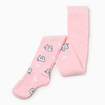 Колготки детские KAFTAN «Котики», рост 116-122 см, розовые