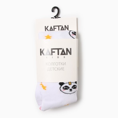 Колготки детские KAFTAN «Зверята», рост 92-98 см, белые