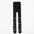 Колготки детские KAFTAN «Динозавры», 104-110 см, чёрные - Фото 2