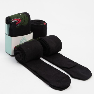 Колготки детские KAFTAN «Динозавр», 116-122 см, чёрные