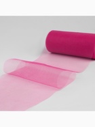 Фатин, 15 см, 23±1 м,11±1 г/м², ярко-розовый №22 - Фото 3