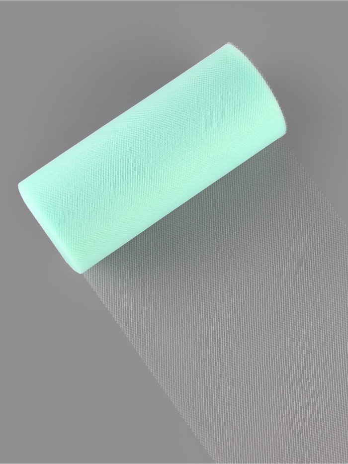 Фатин, 15 см, 23±1 м, 11±1 г/м², голубой №32 - Фото 1