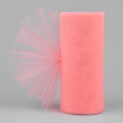 Фатин, 15 см, 23±1 м, 11±1 г/м², персиковый №8