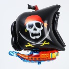 Шар фольгированный 34" «Пиратский корабль», цвет чёрный - фото 318722373