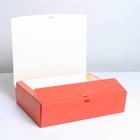 Коробка подарочная складная, упаковка, «Красная», 31 х 24.5 х 8 см - фото 6511244