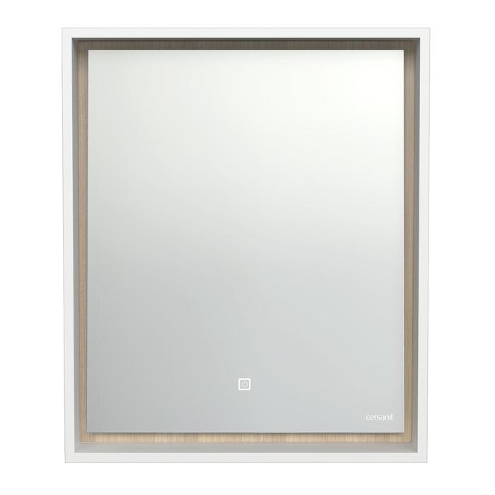 Зеркало Cersanit Louna 60, 600х700 мм, с подсветкой, белый - фото 1926320573