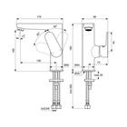 Смеситель для раковины Ideal Standard CERAFINE BC555AA, однорычажный, излив 136 мм, хром - Фото 2