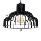 Светильник подвесной BayerLux 1392/1, E27, 40 Вт, чёрный, 30×30×20 см - Фото 4