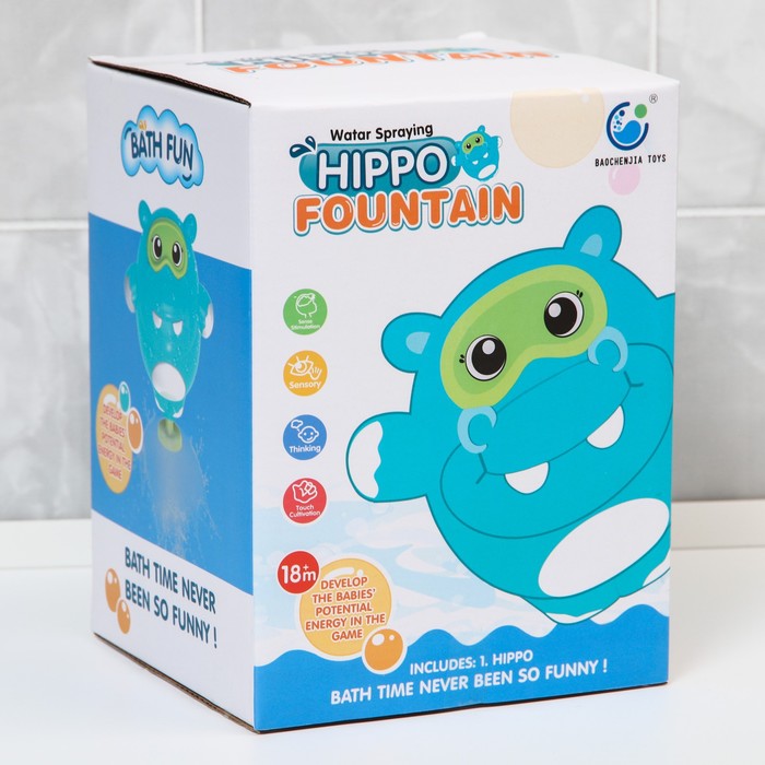Игрушка для игры в ванне «Фонтан Бегемот» 52170