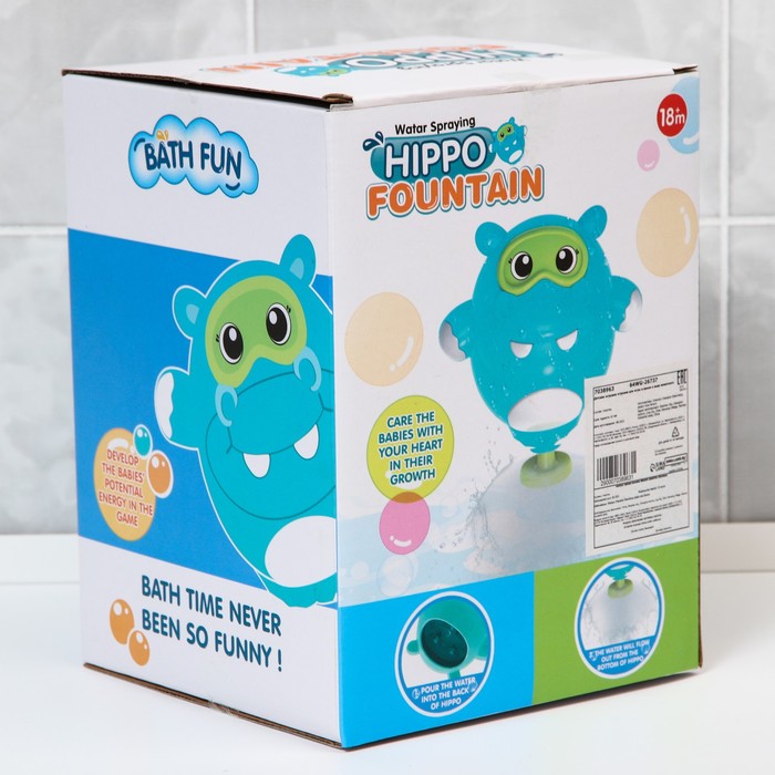 Игрушка для игры в ванне «Фонтан Бегемот» 52170