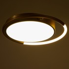 Люстра с ПДУ 2219/1 LED 110Вт диммер золото 48х48х7 см BayerLux 7087843