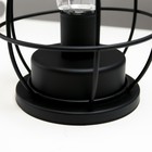 Ночник "Фонарь" LED от батареек 3хAAA черный 12х12х19 см RISALUX 7336992 - фото 9489746