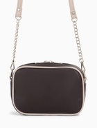 Сумка женская кросс-боди TEXTURA на молнии, 27×6×19 см, чёрная/светло-серая - Фото 3