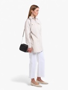 Сумка женская кросс-боди TEXTURA на молнии, 27×6×19 см, чёрная/светло-серая - Фото 15