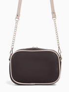 Сумка женская кросс-боди TEXTURA на молнии, 27×6×19 см, чёрная/светло-серая - Фото 7