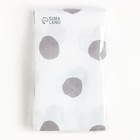 Пелёнка муслиновая Крошка Я «Круги» 75х120 см, двухслойная, 100% хлопок 7338282