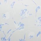 Тюль "Этель"Цветочная иллюзия (голубой) б/ утяжелителя, ширина 280 см, высота 270 см - фото 24578526