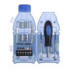 Набор инструментов ТУНДРА, подарочный пластиковый кейс "Бутылка", 15 предметов - Фото 3