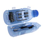 Набор инструментов ТУНДРА, подарочный пластиковый кейс «Бутылка», 15 предметов - Фото 3