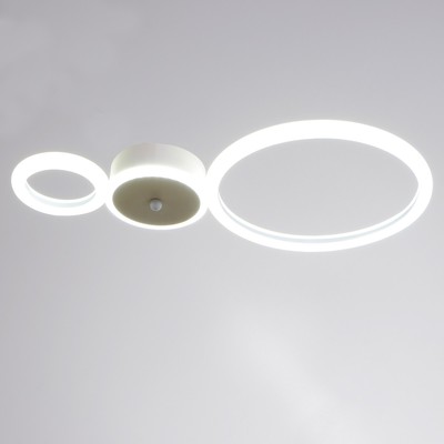 Люстра с ПДУ 2031/2 LED 66 Вт белый 55×28×4.5 см BayerLux