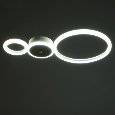Люстра с ПДУ 2031/2 LED 66 Вт белый 55×28×4.5 см BayerLux