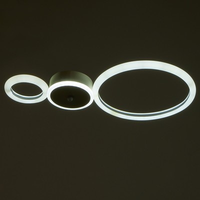 Люстра с ПДУ 2031/2 LED 66 Вт белый 55×28×4.5 см BayerLux
