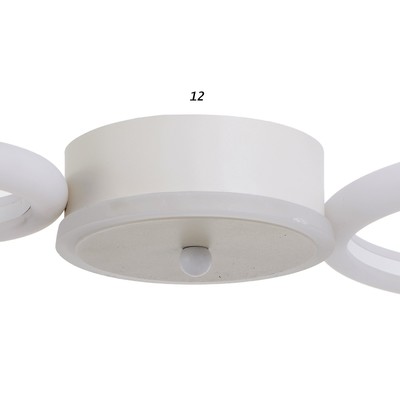 Люстра с ПДУ 2031/2 LED 66 Вт белый 55×28×4.5 см BayerLux