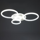 Люстра с ПДУ 2040/4 LED 128 Вт белый 61×57×7 см BayerLux - Фото 4