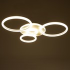 Люстра с ПДУ 2040/4 LED 128 Вт белый 61×57×7 см BayerLux - Фото 5