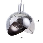 Светильник BayerLux 1758/1CR E14 40Вт черно-хромовый 20х20х24 см 7012763 Светильник BayerLux 1758/1CR E14 40Вт черно-хромовый 20х20х24 см 7012763