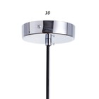 Светильник BayerLux 1758/1CR E14 40Вт черно-хромовый 20х20х24 см 7012763 Светильник BayerLux 1758/1CR E14 40Вт черно-хромовый 20х20х24 см 7012763