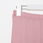 Пижама женская (майка, брюки) цвет пудра, размер 54 - фото 41988787