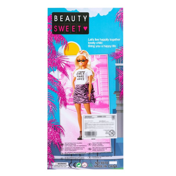 Кукла-модель шарнирная «Алла» в платье, с аксессуарами, МИКС 52181