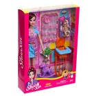 Кукла-модель «Любимая Мама» с малышом, стульчиком и аксессуарами, МИКС - фото 25477944