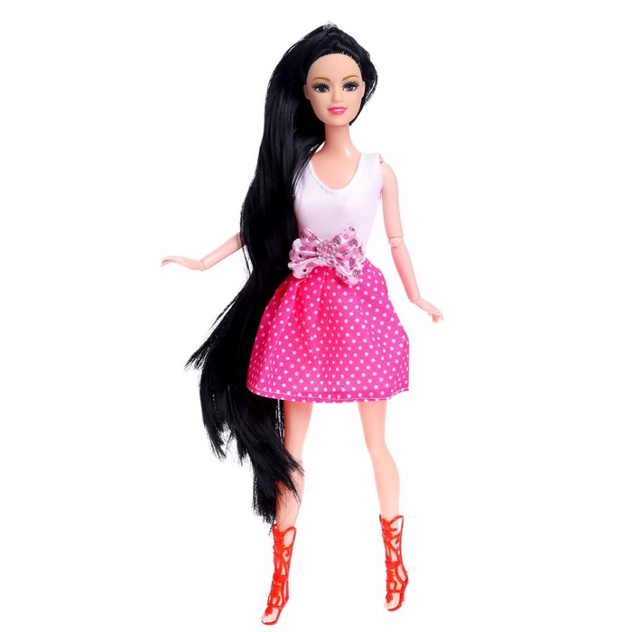 Кукла-модель шарнирная «Анастасия» в платье, с аксессуарами, МИКС 52185