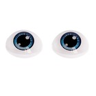 Глаза, набор 10 шт., размер 1 шт: 11,6×15,5 мм, цвет серо-голубой - фото 9141895