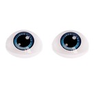 Глаза, набор 4 шт., размер 1 шт: 19,3×26 мм, цвет серо-голубой - фото 9490681
