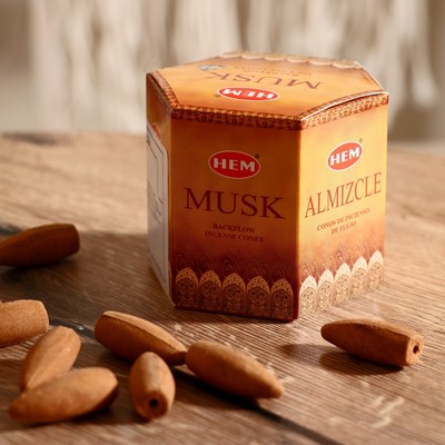 Аромаконусы НЕМ, 40 шт., мускус