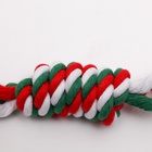 Игрушка канатная «Зимняя плетёнка», малая, до 19 см, 25-29 г, разноцветная (комплект 2 шт) - фото 67925098