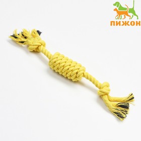 Игрушка канатная "Конфета", до 30 см, до 55 г, жёлтая 7149055